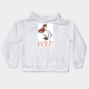 Wise Like The Dodo Kids Hoodie